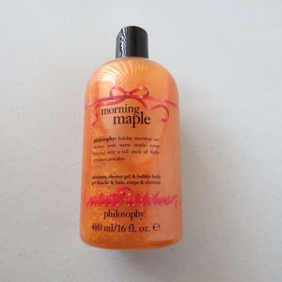 Philosophy Morning Maple Shampoo, Shower Gel & Bubble Bath 16 fl.oz/480 ml - Picture 2 of 9